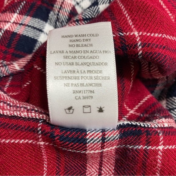 Rails Hunter Button-Front Shirt in Crimson Navy - Picture 10 of 11